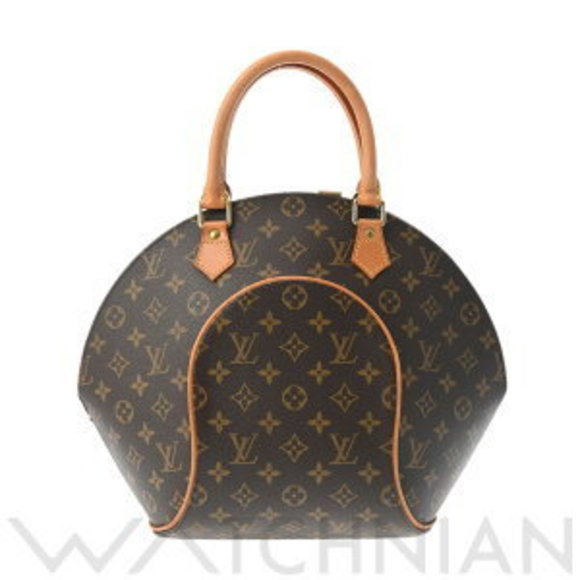 Louis Vuitton MM Canvas Handbag Bag Ellipse Brown Monogram - Picture 1 of 9